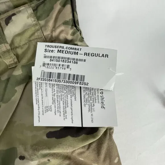 MULTICAM US Army OCP Medium/Regular Combat Uniform Pants NWT